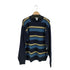 ジェフリービーン GEOFFREY BEENE ボーダー コットンニット メンズ import:XL