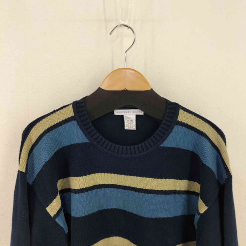 ジェフリービーン GEOFFREY BEENE ボーダー コットンニット メンズ import:XL