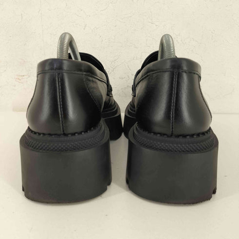 ザラ ZARA トラックソールレザーローファー レディース JPN:24