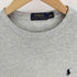 ポロラルフローレン POLO RALPH LAUREN ポニー 刺繍 前V 裏起毛 クルーネック スウェット トレーナー レディース import:XS