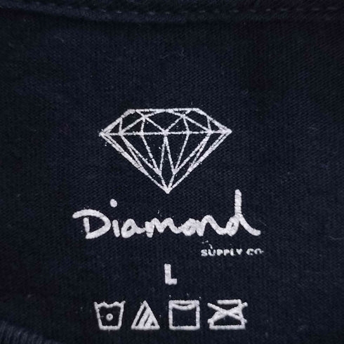 Diamond Supply Co フロント アーム ロゴプリント ロングスリーブTシャツ メンズ import:L