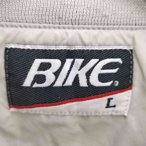 BIKE ワンポイント刺繍 ベースボールジャージ ピステ メンズ L