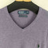ポロバイラルフローレン Polo by RALPH LAUREN 90-00s ポニー刺繍 カシミヤ混 コットンVネックニット メンズ import:L