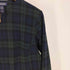 ランズエンド LANDS END 90-00S ブラックウォッチ ノーカラー ジップアップ ジャケット レディース import:S