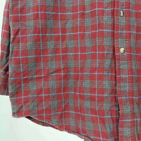 エルエルビーン L.L.Bean チェック コットン ボタンダウン ネルシャツ メンズ import:L