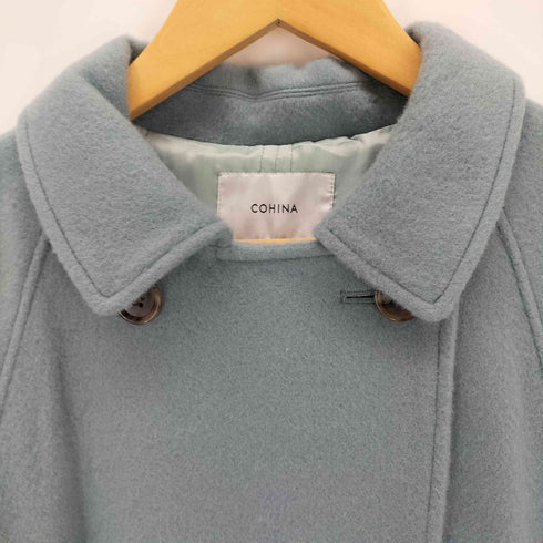 コヒナ COHINA バックフレアウールコート レディース regular