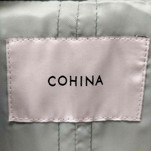 コヒナ COHINA バックフレアウールコート レディース regular