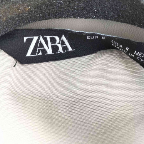 ザラ ZARA フェイクレザーシャツジャケット メンズ JPN:S