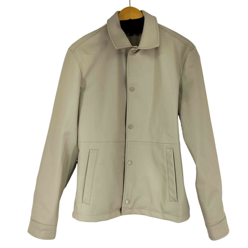 ザラ ZARA フェイクレザーシャツジャケット メンズ JPN:S