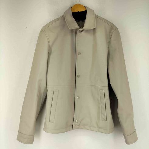 ザラ ZARA フェイクレザーシャツジャケット メンズ JPN:S