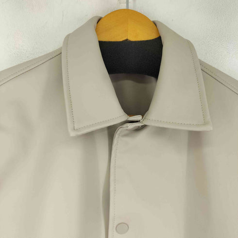 ザラ ZARA フェイクレザーシャツジャケット メンズ JPN:S
