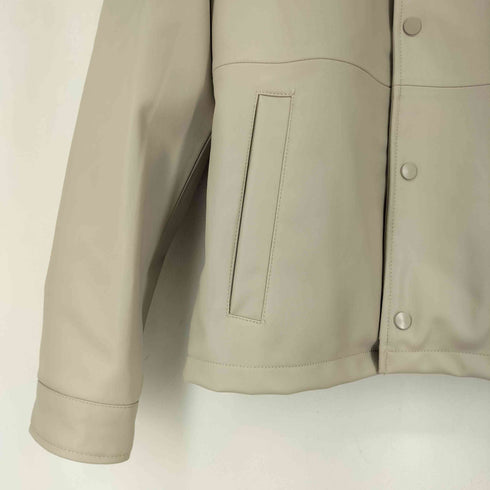 ザラ ZARA フェイクレザーシャツジャケット メンズ JPN:S