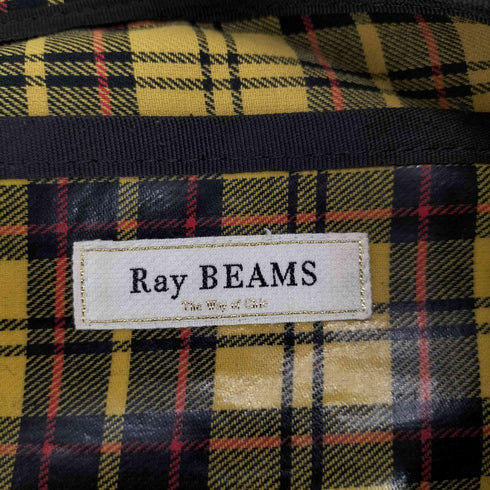 レイビームス Ray BEAMS メタル ハンドル チェック トート レディース