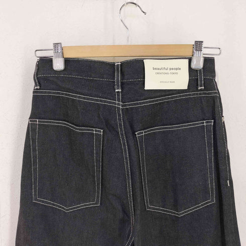ビューティフルピープル beautiful people WomanFit ウーマンフィット セルビッチ 濃紺 デニム パンツ レディース JPN:36