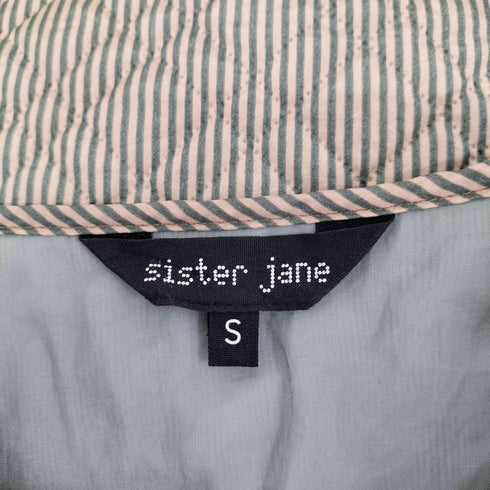 シスタージェーン SISTER JANE ストライプ フリル キルティングジャケット レディース JPN:S