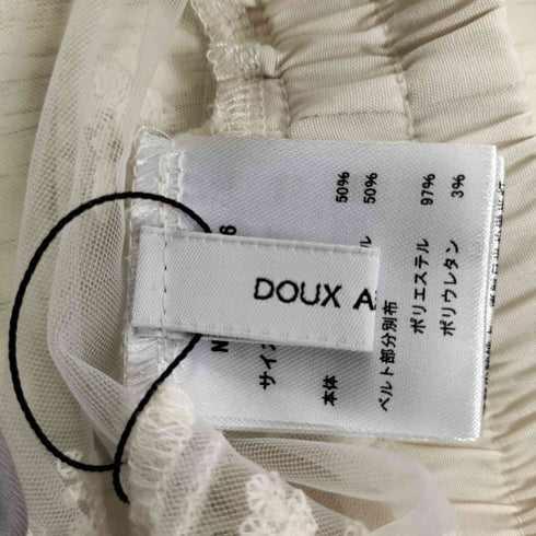 ドゥアルシーヴ Doux archives 2WAY レーススカート レディース FREE