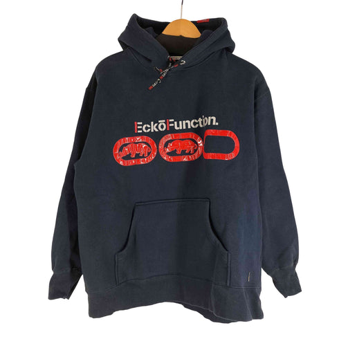 ECKOFUNCTION ワッペンデザインプルオーバーフーディー メンズ import:L