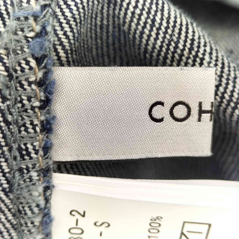 コヒナ COHINA タックデザインハイウエストデニムパンツ レディース regular-S
