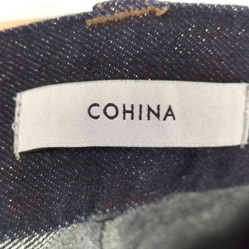 コヒナ COHINA ラメコクーンデニムパンツ レディース regular-XS