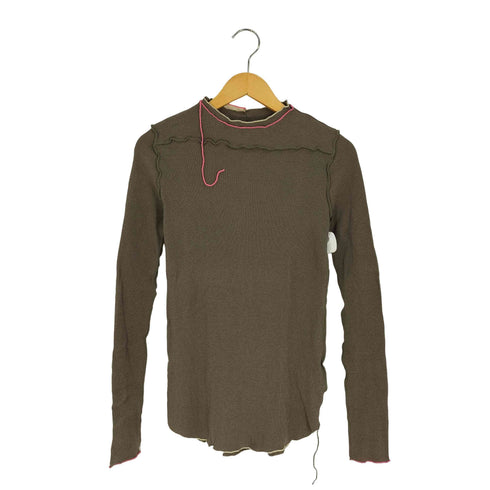 マチュアリー maturely Mellow Rib Hi Neck メロウ リブ ハイネック カットソー レディース ONE SIZE