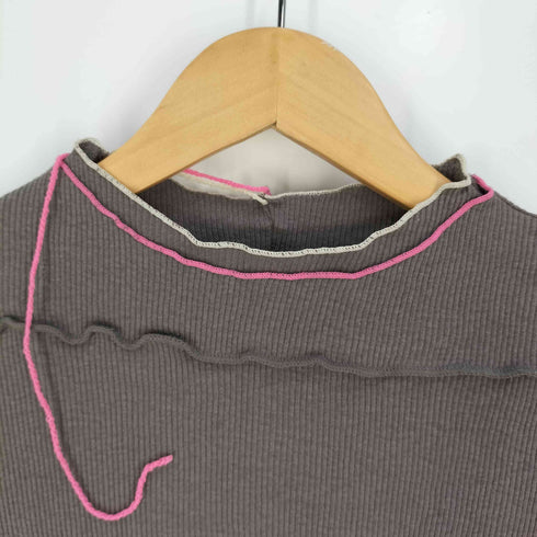 マチュアリー maturely Mellow Rib Hi Neck メロウ リブ ハイネック カットソー レディース ONE SIZE