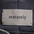 マチュアリー maturely Mellow Rib Hi Neck メロウ リブ ハイネック カットソー レディース ONE SIZE