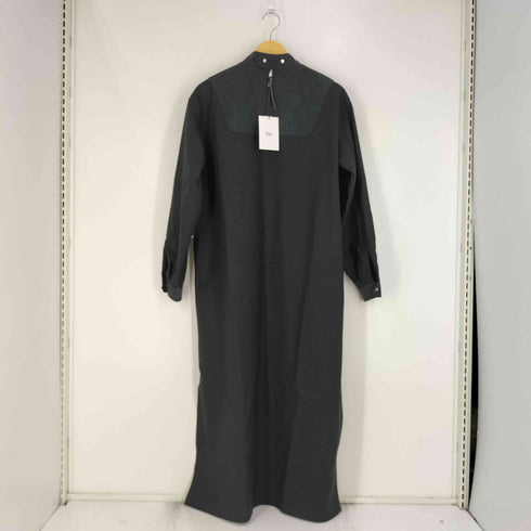 ザリラクス THE RERACS MILLED FLANNEL BACK ZIP SLIT DRESS フランネルバックジップスリットドレス ワンピース レディース 36
