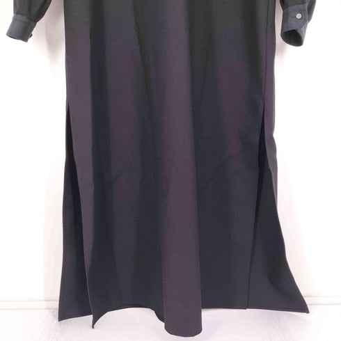 ザリラクス THE RERACS MILLED FLANNEL BACK ZIP SLIT DRESS フランネルバックジップスリットドレス ワンピース レディース 36