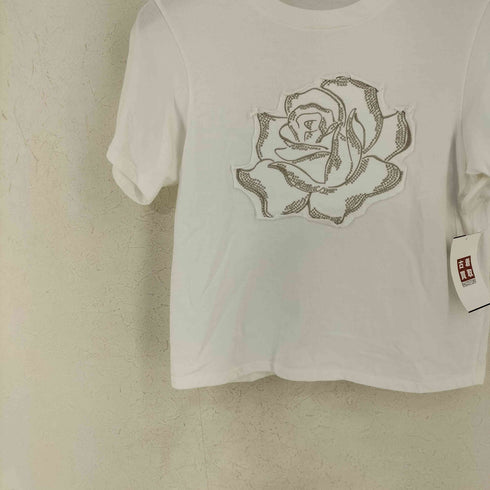 マルディメクルディ Mardi Mercredi SLIM TSHIRT ROSE PATCH レディース ONE SIZE