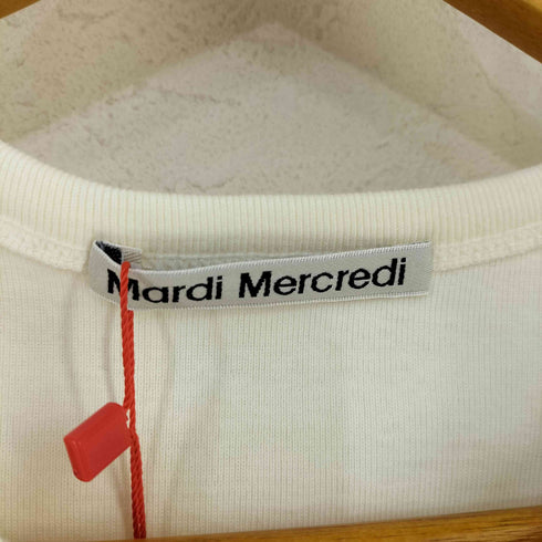 マルディメクルディ Mardi Mercredi ローズ刺繍 タンクトップ レディース ONE SIZE