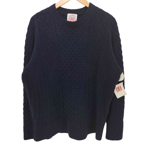 ジェイプレス J.PRESS フリース ケーブルニットセーター メンズ JPN:L