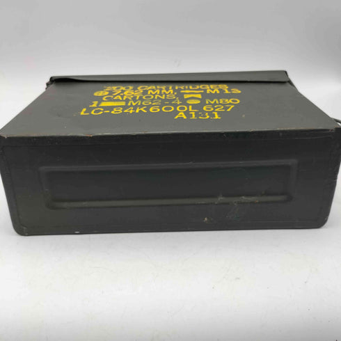ユーエスアーミー U.S. ARMY 200 CARTRIDGES 7.62MM M13 M62-4 M80 弾薬箱 銃弾入れ ケース ステンシル プリント メンズ