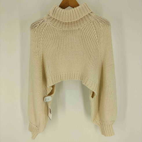 Alumu. design knit x one-piece set デザイン ニット ワンピース クロップド ニット ボレロ セットアップ レディース FREE