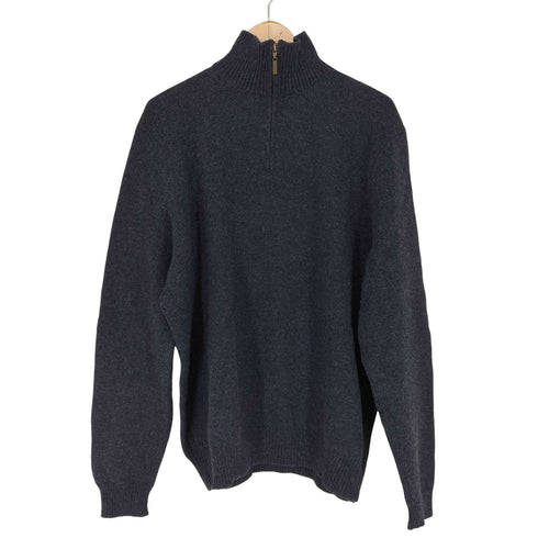 ポロバイラルフローレン Polo by RALPH LAUREN ハーフジップ ウールニットセーター メンズ import:L