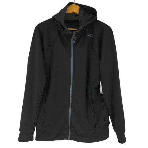 オークリー OAKLEY ロゴプリント ラグラン ジップアップパーカー メンズ JPN:L