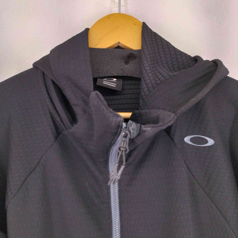 オークリー OAKLEY ロゴプリント ラグラン ジップアップパーカー メンズ JPN:L