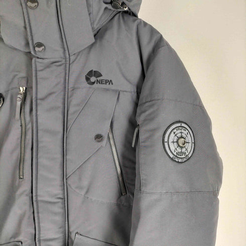 NEPA EXPLORER フーデット ギミックダウンジャケット メンズ KRXL