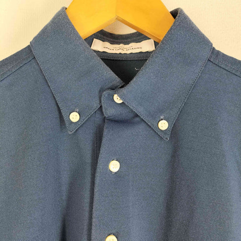 ユナイテッドアローズグリーンレーベルリラクシング UNITED ARROWS green label relaxing DUADRY CLEAN バーズアイ ボタンダウン ポロシャツ 吸水速乾・抗菌 メンズ JPN:M