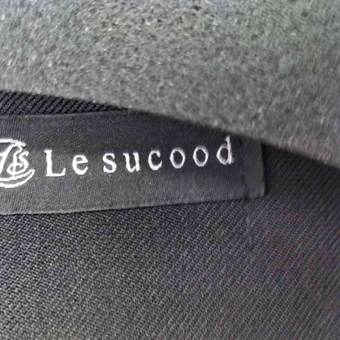 LE SUCOOD ジップデザイン テーラードジャケット メンズ