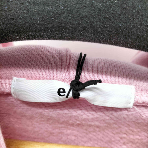 E/S 刺繍 プルオーバーパーカー レディース FREE
