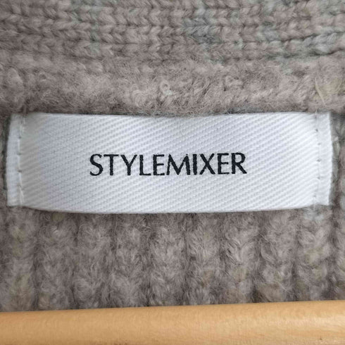 スタイルミキサー STYLEMIXER Vネックフォルムニット レディース FREE