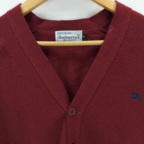 バーバリーズ BURBERRYS イングランド製 刺繍カーディガン メンズ import:M