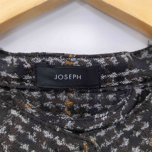 ジョゼフ JOSEPH グレンチェックバンドカラーシャツワンピース レディース JPN:42