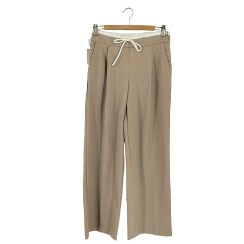 ザラ ZARA WIDE-LEG TROUSERS WITH DOUBLE WAISTBAND レディース XS