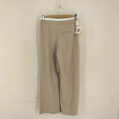 ザラ ZARA WIDE-LEG TROUSERS WITH DOUBLE WAISTBAND レディース XS