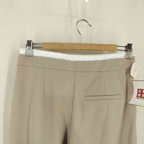 ザラ ZARA WIDE-LEG TROUSERS WITH DOUBLE WAISTBAND レディース XS