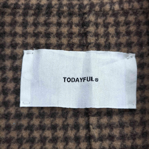トゥデイフル TODAYFUL Over Check Coat レディース JPN:38