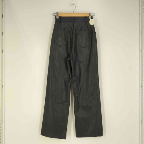 ラグアジェム LAGUA GEM STRAIGHT F/LEATHER PT ストレート フェイクレザー パンツ レディース JPN:S