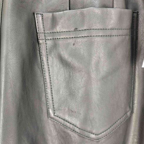 ラグアジェム LAGUA GEM STRAIGHT F/LEATHER PT ストレート フェイクレザー パンツ レディース JPN:S