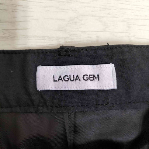 ラグアジェム LAGUA GEM STRAIGHT F/LEATHER PT ストレート フェイクレザー パンツ レディース JPN:S